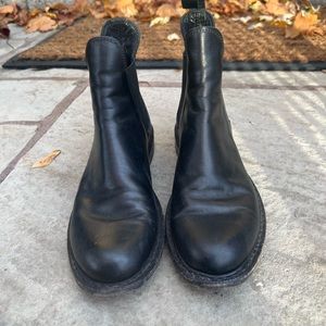 rag & bone Black Leather Ankle Booties